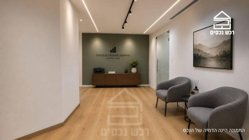 משרד כ-60 מ"ר בא.ת כפ"ס, בעיצוב אדריכלי